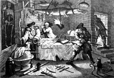 Illustration du poème Hudibras, par Samuel Butler, 1726 - William Hogarth
