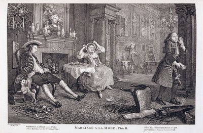 Mariage à la mode - William Hogarth