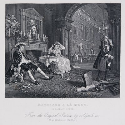 Marriage à la Mode: Breakfast Scene - William Hogarth
