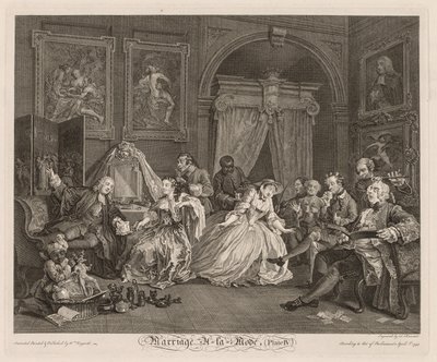 Mariage à la Mode : La Scène de la Toilette - William Hogarth
