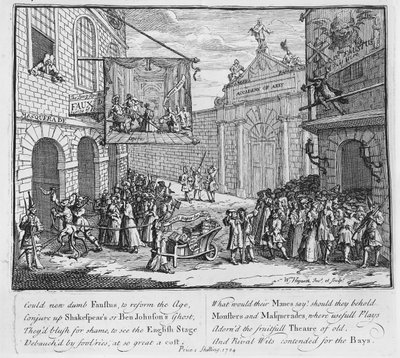 Mascarades et opéras, Burlington Gate, 1724 - William Hogarth