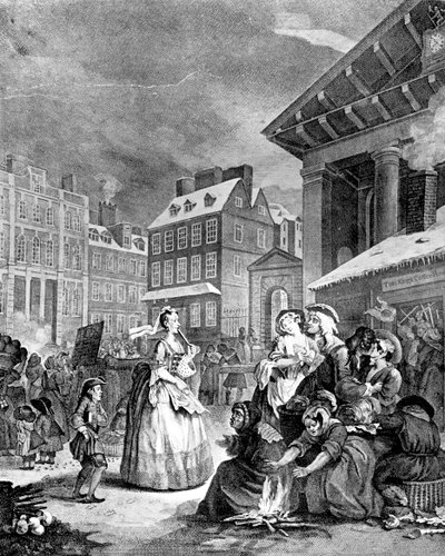 Matin Quatre moments de la journée, 1738 - William Hogarth