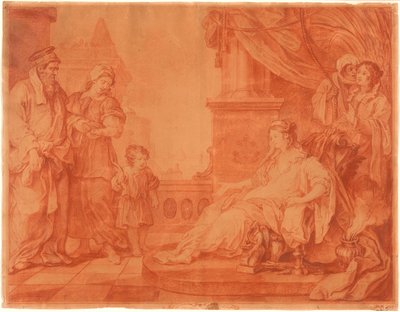 Moïse Apporté à la Fille de Pharaon - William Hogarth