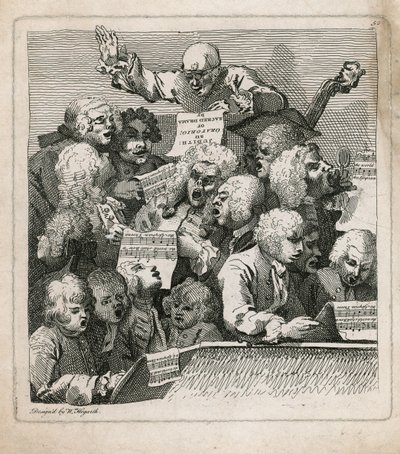 Musiciens - William Hogarth