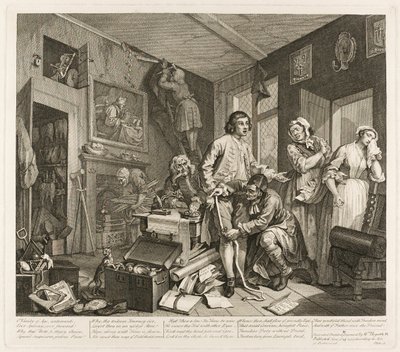 Première planche, tirée de A Rake