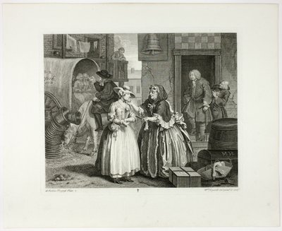 Première planche, tirée de A Harlot