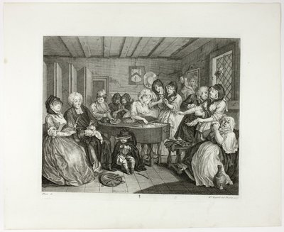 Sixième planche, tirée de A Harlot