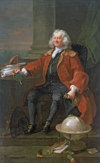 Portrait du capitaine Coram (c.1668-1751) 1740 - William Hogarth