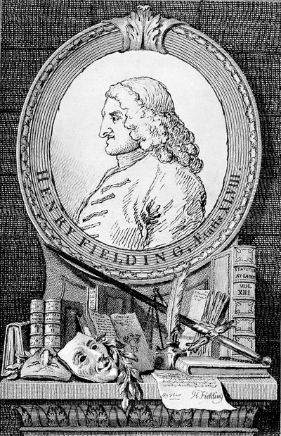 Portrait du romancier et dramaturge Henry Fielding 1707-1754, 1762 - William Hogarth