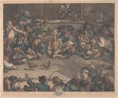 Sport royal, billet de fosse - William Hogarth