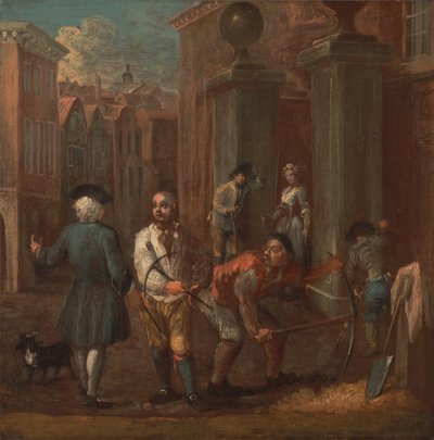 Enseigne pour un paveur - William Hogarth