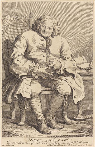 Simon Lord Lovat - William Hogarth