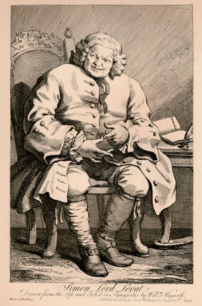 Simon, Lord Lovat, 1746 - William Hogarth