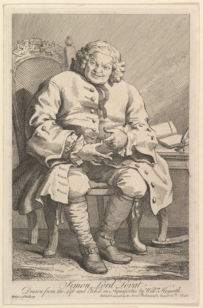 Simon Lord Lovat, 1746 - William Hogarth