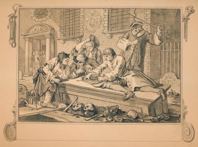 Esquisse pour Industrie et Oisiveté - Planche III, 1747 - William Hogarth