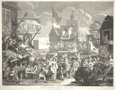 Foire de Southwark, gravée par Thomas Cook (1744-1818) - William Hogarth