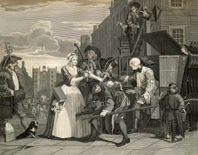 Scènes de rue à Londres - William Hogarth