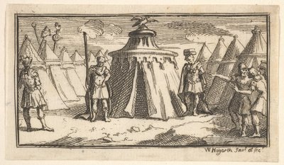 Retrait de la ceinture militaire John Beaver, Punitions militaires romaines - William Hogarth