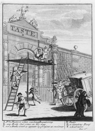 Goût, ou Burlington Gate, 1732 - William Hogarth
