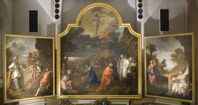 Le Retable de St Mary Redcliffe (triptyque) - William Hogarth