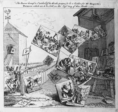 La Bataille des Images, 1745 - William Hogarth