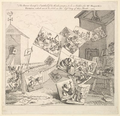 La Bataille des Images, 1745 - William Hogarth