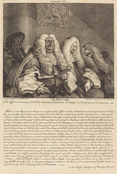 Le banc - William Hogarth