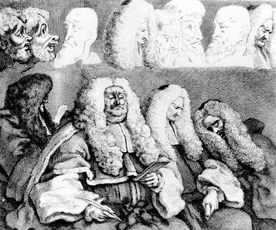 Le banc, 1758 - William Hogarth