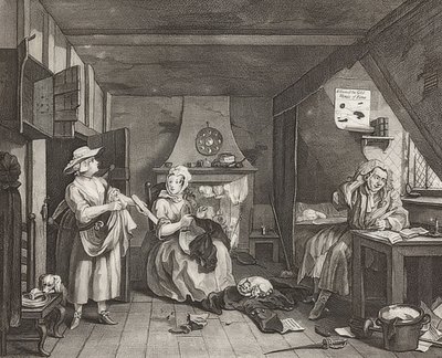 Le poète en détresse. 1736/40 - William Hogarth