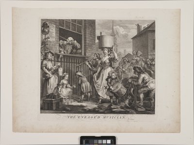 Le musicien enragé - William Hogarth