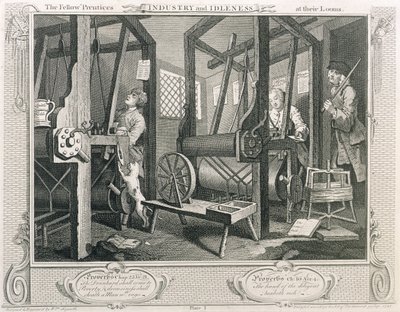 Les apprentis compagnons à leurs métiers, planche I de 