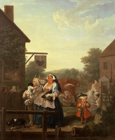 Les quatre moments de la journée : Soir, 1736 - William Hogarth