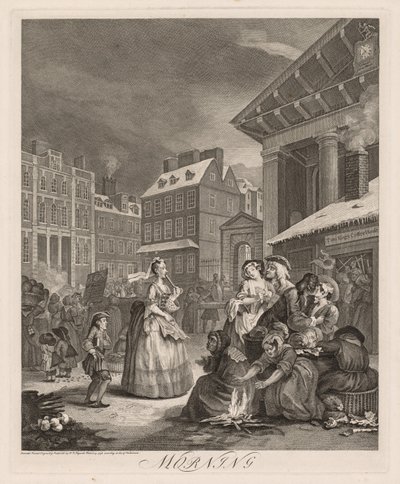 Les Quatre Moments de la Journée : Matin - William Hogarth