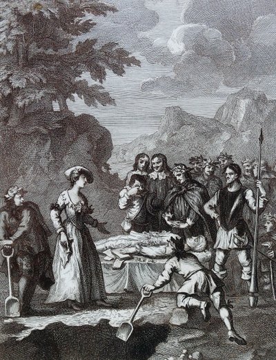 Les funérailles de Chyrstom et Marcella se justifiant par William Hogarth - William Hogarth