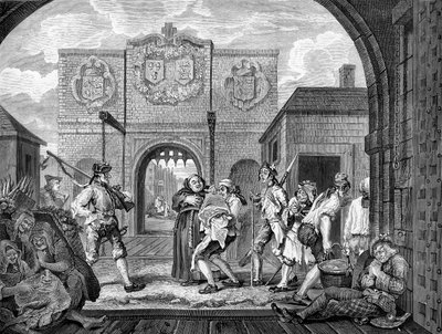 Les portes de Calais par William Hogarth - William Hogarth