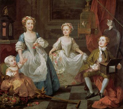 Les enfants Graham, 1742 - William Hogarth