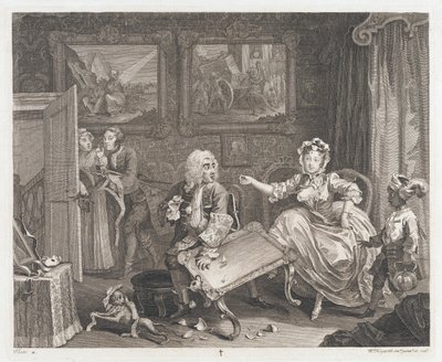La prostituée trouve un protecteur - William Hogarth
