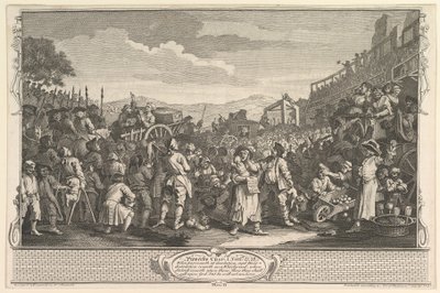 Le Prentice paresseux exécuté à Tyburn, Industrie et oisiveté, planche 11, 30 septembre 1747 - William Hogarth