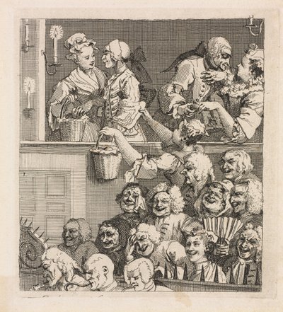 Le public rieur - William Hogarth