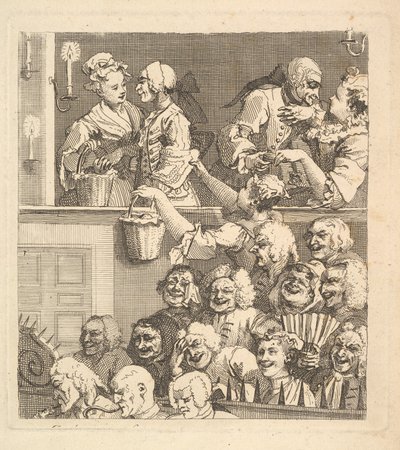 Le public riant - William Hogarth