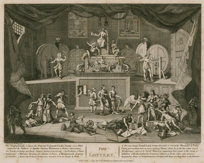 La loterie - William Hogarth