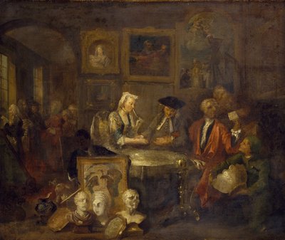 Le contrat de mariage - William Hogarth