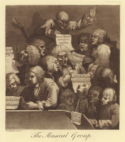 Le Groupe musical - William Hogarth