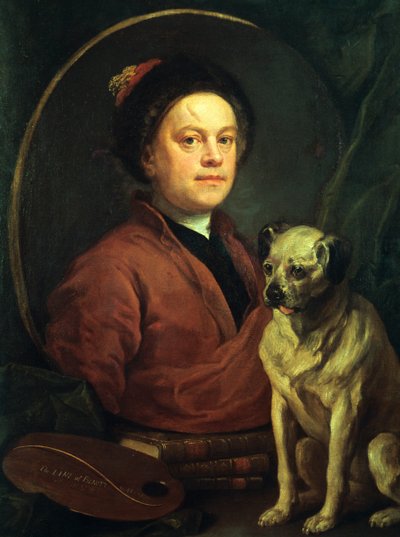 Le peintre et son carlin, 1745 - William Hogarth