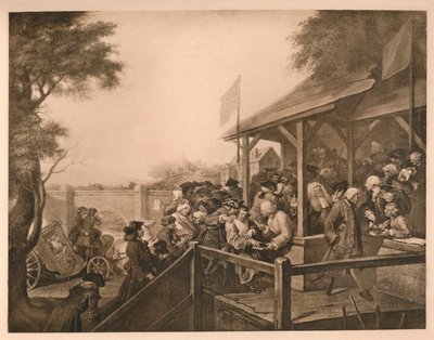 Le Vote, Planche III de The Humours of an Election, 1757 - William Hogarth