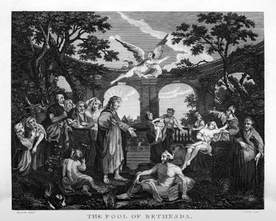 La Piscine de Bethesda par William Hogarth - William Hogarth