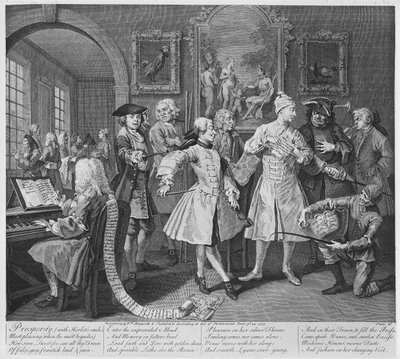Le Lever du débauché, planche II, de 