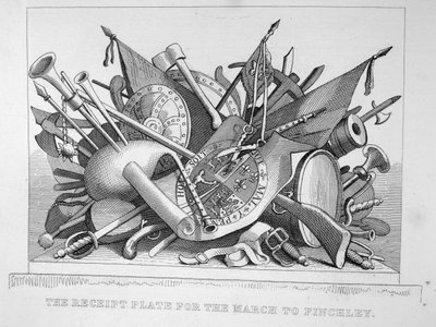 Le reçu pour la marche vers Finchley, 1755 - William Hogarth