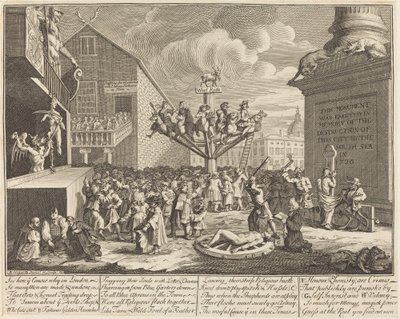 Le Schéma de la mer du Sud - William Hogarth