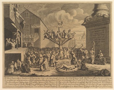 Le schéma de la mer du Sud, 1722 - William Hogarth